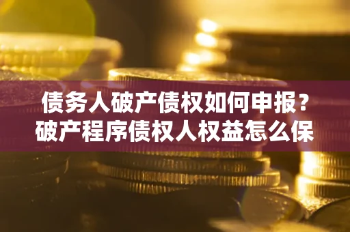 济南债务人破产债权如何申报？破产程序债权人权益怎么保障？