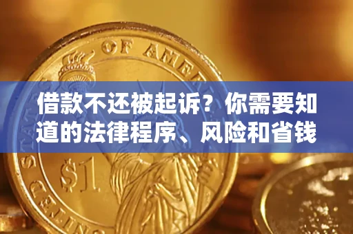 济南借款不还被起诉？你需要知道的法律程序、风险和省钱技巧